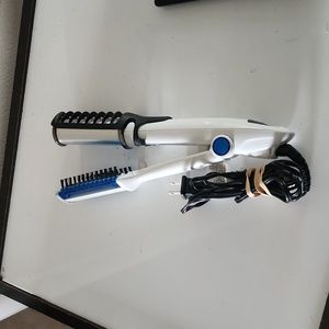 InStyler Max Prime Wet to Dry 1.25" White 2-Way Professional Rotating Iron